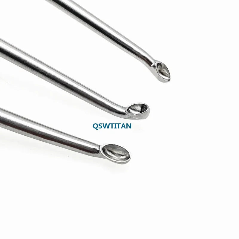 Stainless Steel Bone Curette aluminum handle Veterinary Orthopedic surgery Instruments