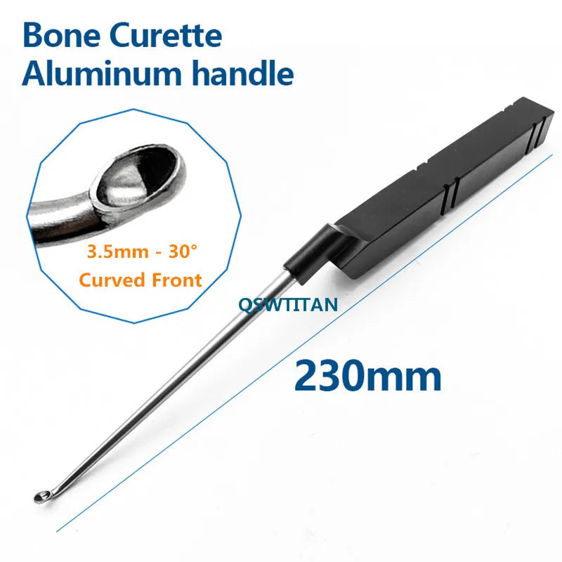 Stainless Steel Bone Curette aluminum handle Veterinary Orthopedic surgery Instruments
