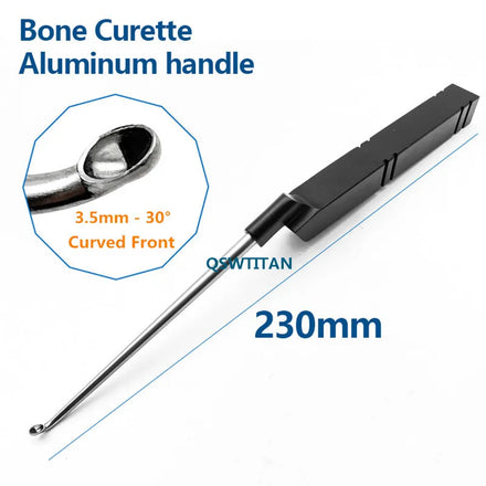 Stainless Steel Bone Curette aluminum handle Veterinary Orthopedic surgery Instruments