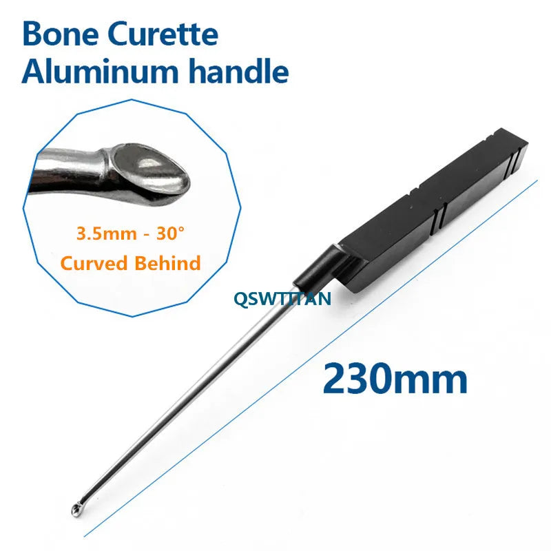 Stainless Steel Bone Curette aluminum handle Veterinary Orthopedic surgery Instruments