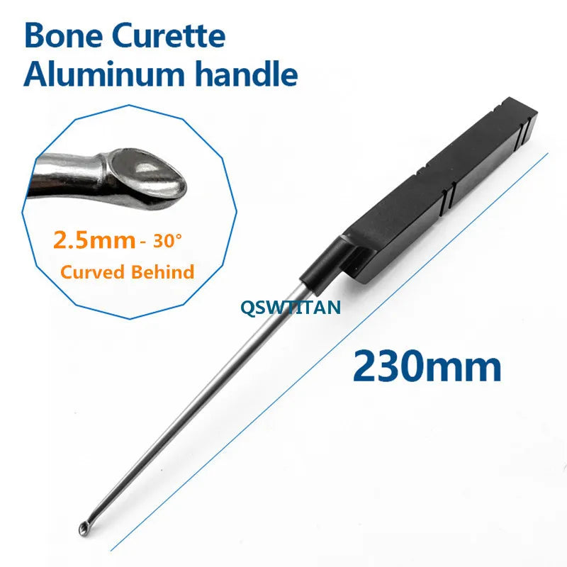 Stainless Steel Bone Curette aluminum handle Veterinary Orthopedic surgery Instruments