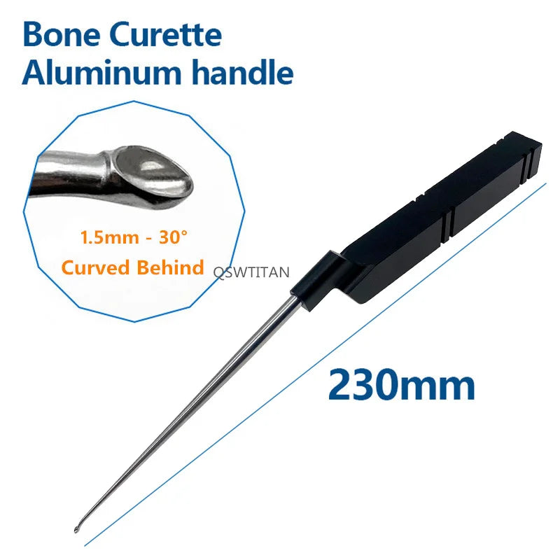 Stainless Steel Bone Curette aluminum handle Veterinary Orthopedic surgery Instruments