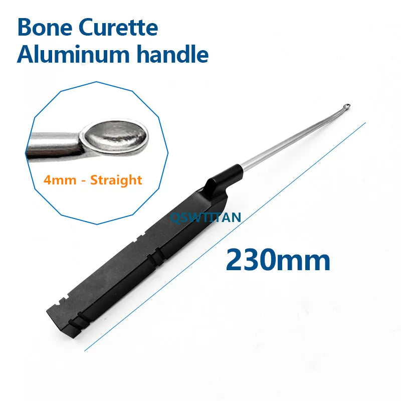 Stainless Steel Bone Curette aluminum handle Veterinary Orthopedic surgery Instruments