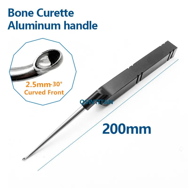 Stainless Steel Bone Curette aluminum handle Veterinary Orthopedic surgery Instruments