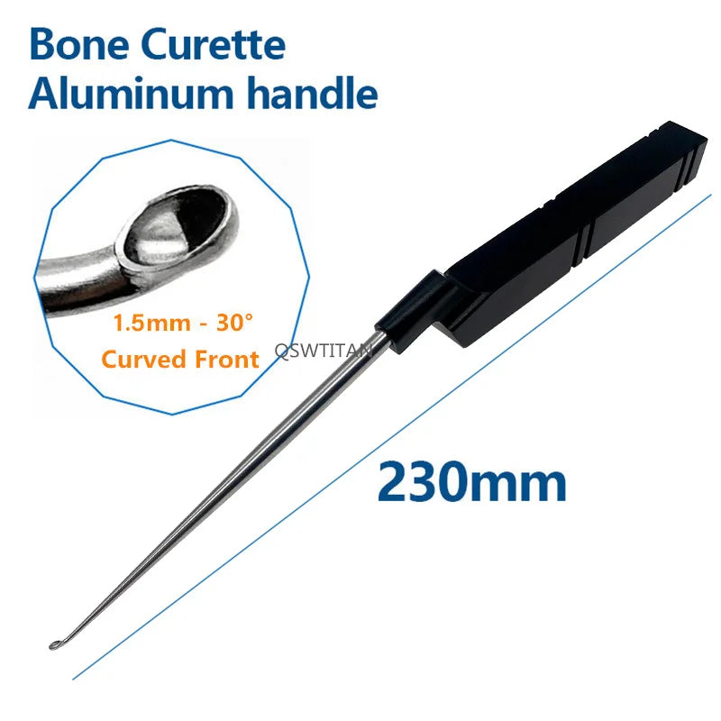 Stainless Steel Bone Curette aluminum handle Veterinary Orthopedic surgery Instruments