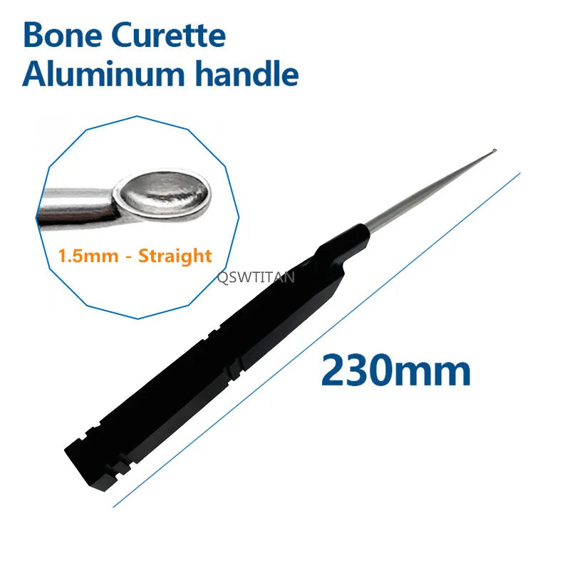 Stainless Steel Bone Curette aluminum handle Veterinary Orthopedic surgery Instruments