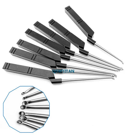 Stainless Steel Bone Curette aluminum handle Veterinary Orthopedic surgery Instruments