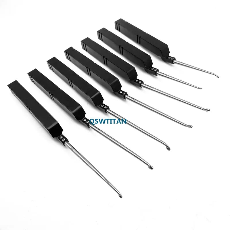 Stainless Steel Bone Curette aluminum handle Veterinary Orthopedic surgery Instruments