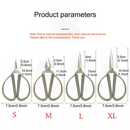 Stainless Steel Vintage Scissors Sewing Fabric Mini Embroidery Scissors Tailor Scissor DIY Arts Sewing Crafting Tool