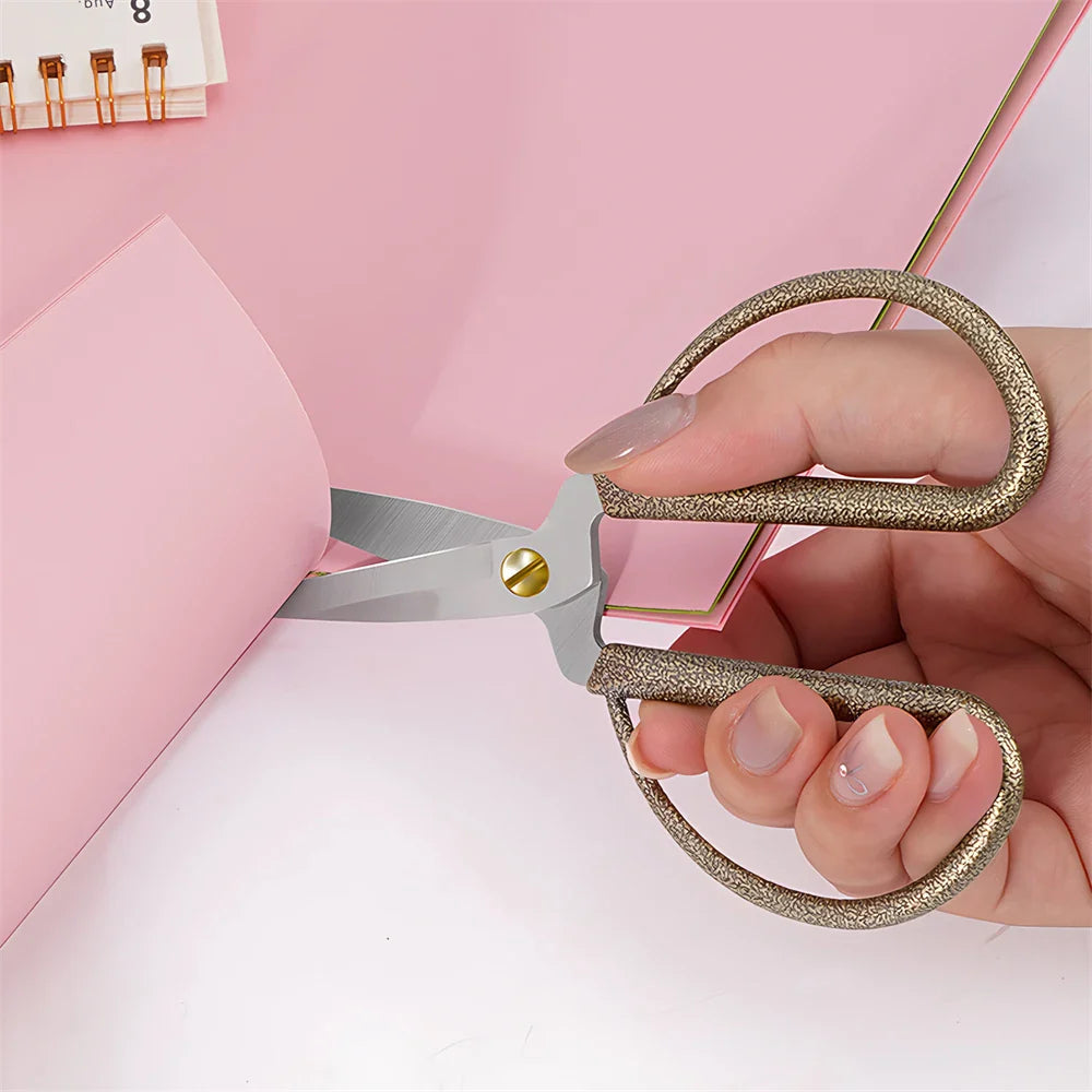 Stainless Steel Vintage Scissors Sewing Fabric Mini Embroidery Scissors Tailor Scissor DIY Arts Sewing Crafting Tool