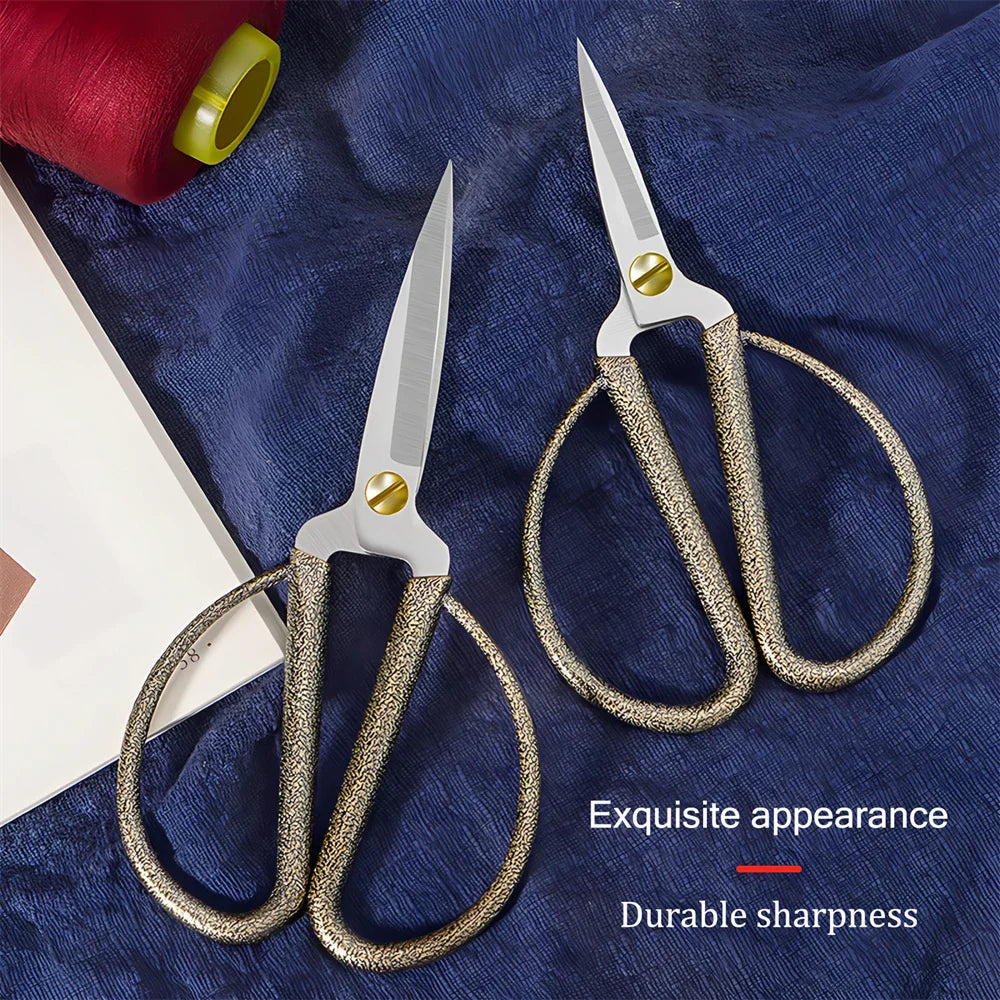 Stainless Steel Vintage Scissors Sewing Fabric Mini Embroidery Scissors Tailor Scissor DIY Arts Sewing Crafting Tool