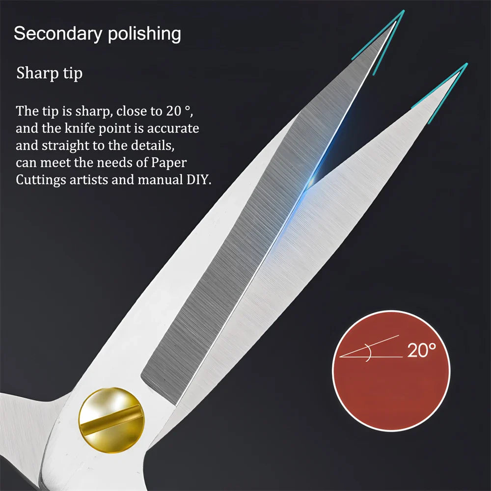 Stainless Steel Vintage Scissors Sewing Fabric Mini Embroidery Scissors Tailor Scissor DIY Arts Sewing Crafting Tool