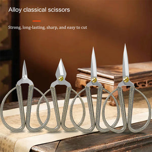 Stainless Steel Vintage Scissors Sewing Fabric Mini Embroidery Scissors Tailor Scissor DIY Arts Sewing Crafting Tool