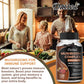 Strength Brazil Mushroom Capsules -Lions Mane Cordyceps Reishi - Brain Supplement for Memory and Focus Relief Stress Better Mood