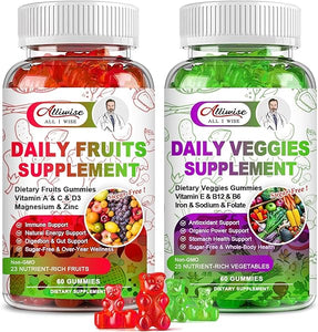 Sugar-Free Fruits and Veggies Original Gummies Supplement, Multi-Vitamins & Minerals in Gummies, Natural Fruits and Vegetables Supplement, Immunity & Antioxidant & Energy Supplements for Women & Men in Pakistan