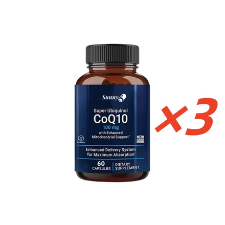 Super Absorbable Coenzyme Q10 Supplement 100mg - for Efficient Energy Production and Circulatory Health