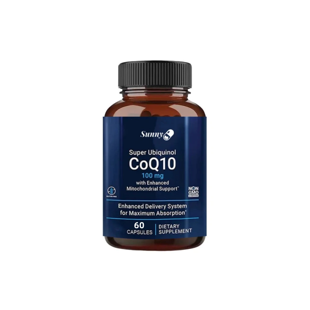 Super Absorbable Coenzyme Q10 Supplement 100mg - for Efficient Energy Production and Circulatory Health