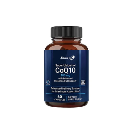 Super Absorbable Coenzyme Q10 Supplement 100mg - for Efficient Energy Production and Circulatory Health