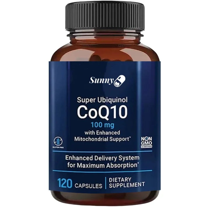 Super Absorbable Coenzyme Q10 Supplement 100mg - for Efficient Energy Production and Circulatory Health