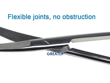 Surgical Scissors Stainless Steel Double Tipped Scissors Dissecting Scissors Straight Curved Head Surgical Tool