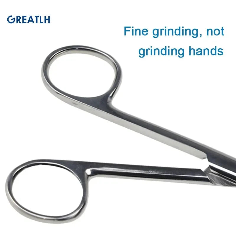 Surgical Scissors Stainless Steel Double Tipped Scissors Dissecting Scissors Straight Curved Head Surgical Tool