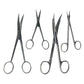 Surgical Scissors Stainless Steel Double Tipped Scissors Dissecting Scissors Straight Curved Head Surgical Tool
