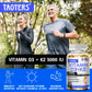 TAOTERS Vitamin D3+K2 Supplement to Support Joint, Bone and Immune Health Non-GMO formula easy-to-swallow vitamin D & K complex