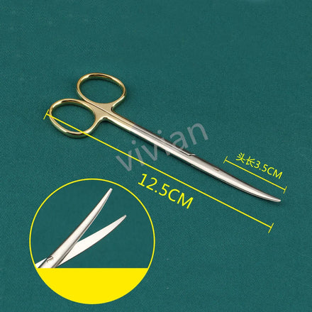 TC metzenbaum scissors curved delicate tissue cutting tonsil blunt narrow tips surgical operation theater gynecology surgery kit