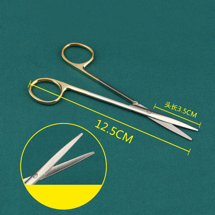 TC metzenbaum scissors curved delicate tissue cutting tonsil blunt narrow tips surgical operation theater gynecology surgery kit