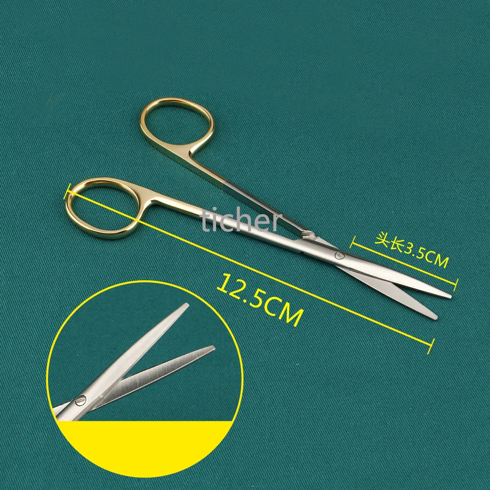 TC metzenbaum scissors curved delicate tissue cutting tonsil blunt narrow tips surgical operation theater gynecology surgery kit
