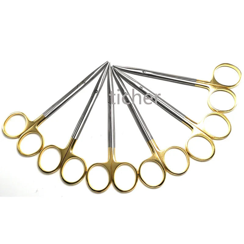TC metzenbaum scissors curved delicate tissue cutting tonsil blunt narrow tips surgical operation theater gynecology surgery kit