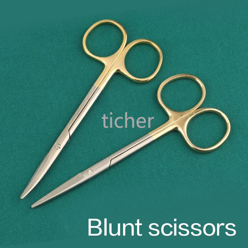 TC metzenbaum scissors curved delicate tissue cutting tonsil blunt narrow tips surgical operation theater gynecology surgery kit