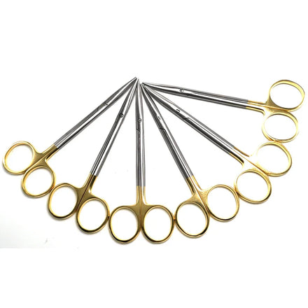 TC metzenbaum scissors curved delicate tissue cutting tonsil blunt narrow tips surgical operation theater gynecology surgery kit
