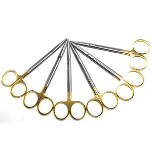 TC metzenbaum scissors curved delicate tissue cutting tonsil blunt narrow tips surgical operation theater gynecology surgery kit