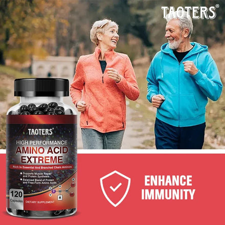 Taoters High Performance Amino Acid Supplement - Helps Repair Muscles, Build Muscle Mass, Energy Support and Protein Synthesis