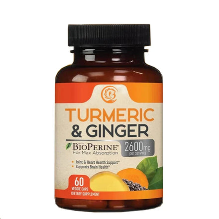 Turmeric Curcumin - Natural Joint and Heart Support - Healthy and Nutritious Turmeric Extract Supplement -60 Capsules