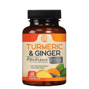 Turmeric Curcumin - Natural Joint and Heart Support - Healthy and Nutritious Turmeric Extract Supplement -60 Capsules