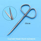 Twisted Handle Tissue Separating Scissors Peeling Scissors Eyelid Ophthalmic Surgical Scissors Fine Scissors Beauty Tools