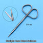 Twisted Handle Tissue Separating Scissors Peeling Scissors Eyelid Ophthalmic Surgical Scissors Fine Scissors Beauty Tools