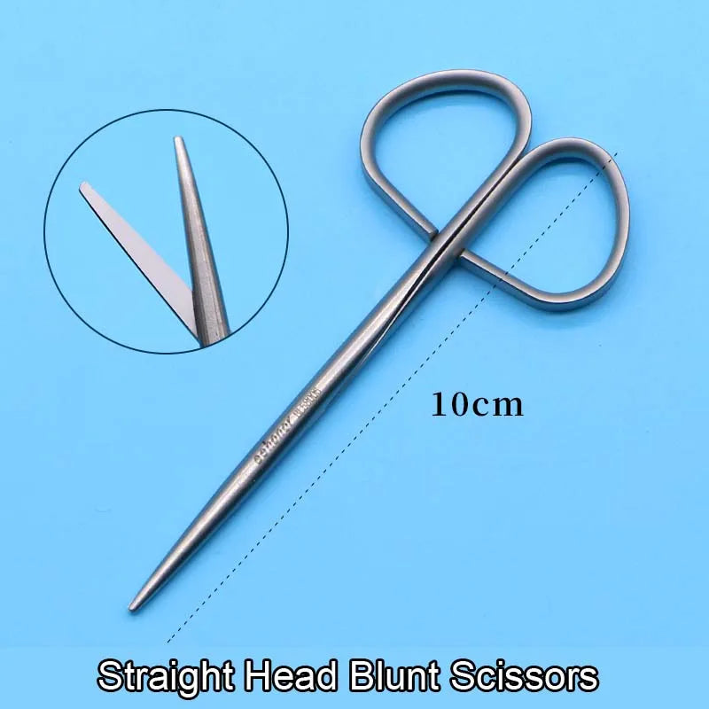 Twisted Handle Tissue Separating Scissors Peeling Scissors Eyelid Ophthalmic Surgical Scissors Fine Scissors Beauty Tools