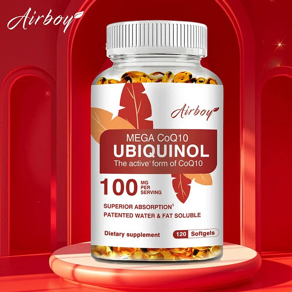 Ubiquinol CoQ10 100mg - Antioxidant Support for Brain, Heart, & Energy Health in Pakistan