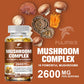 Ultimate Mushroom Complex - Lions Mane,  - Immune Support & Nootropic Brain Supplements for Immunity, Energy, Memory & Focus