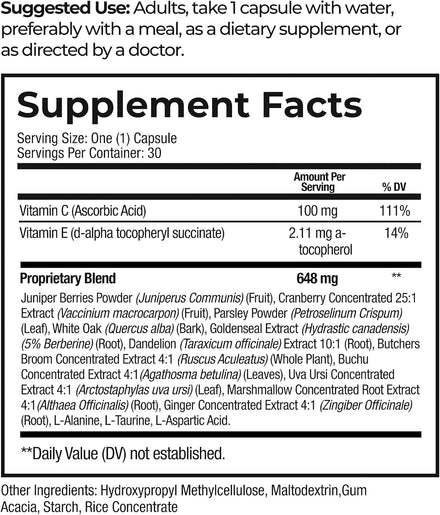 Women's Ultimate Bladder Support and Control Supplement for Incontinence, Leakage in Pakistan