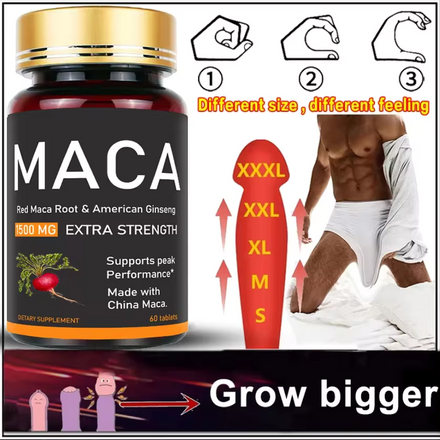 Maca Root Extract Capsules  Strength&Mood Supplements，Natural Pills To Support Health，Male Enhancement Capsules Adult Healthcare