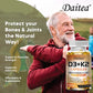 Vegan 2-in-1 Vitamin D3 5000 IU+K2 200mcg MK-7 Capsules Organic Coconut Oil Natural Ingredient Calcium Regulation Immunity