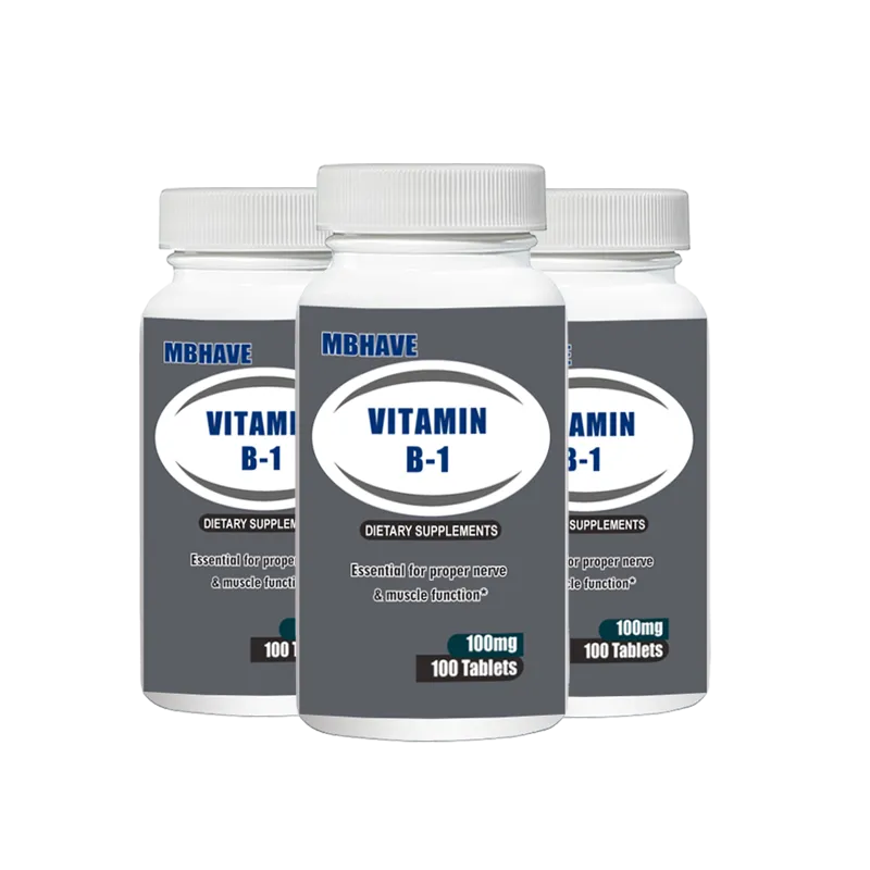 Vitamin B-1 100mg - 100 Tablets Essential for proper nerve & muscle function*