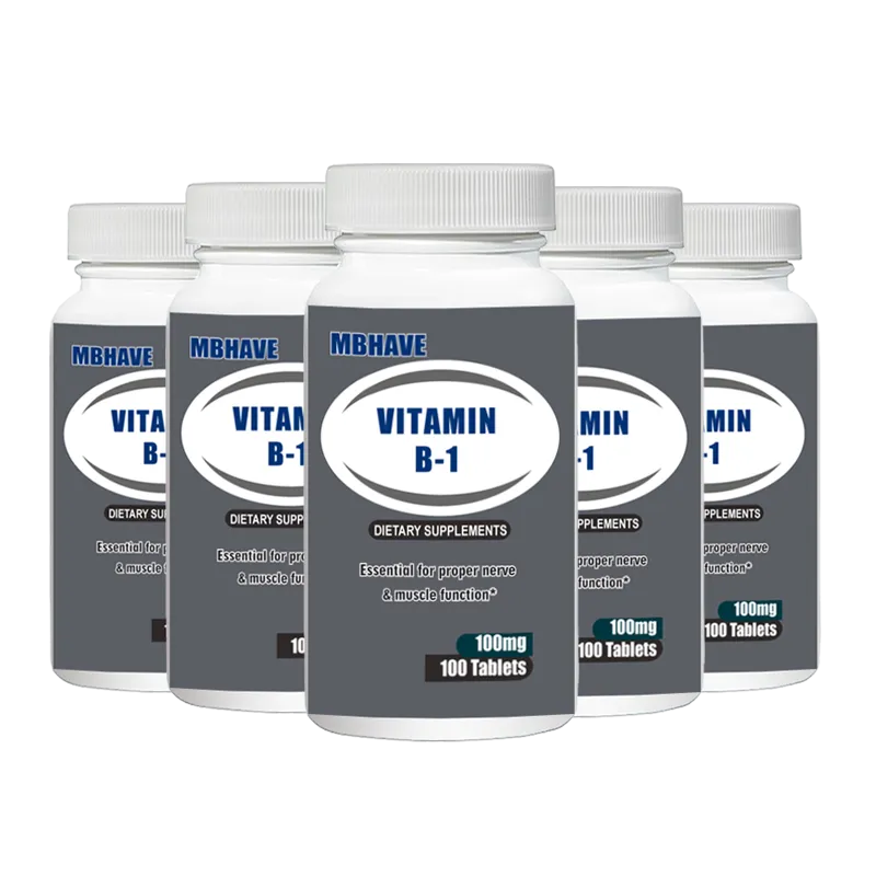 Vitamin B-1 100mg - 100 Tablets Essential for proper nerve & muscle function*