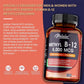 Vitamin B12 - 5000 MCG Supplement -Benefits Brain & Heart Function, Supports Memory, Learning, Helps Boost Natural Energy
