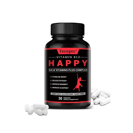 Vitamin B12 - B-complex Vitamin Supplement To Support Energy Metabolism, Nervous System Support, Brain, Heart Health