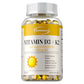 Vitamin D3 + K2 - Supports Brain, Joint, Bone and Heart Health, Promotes Metabolism